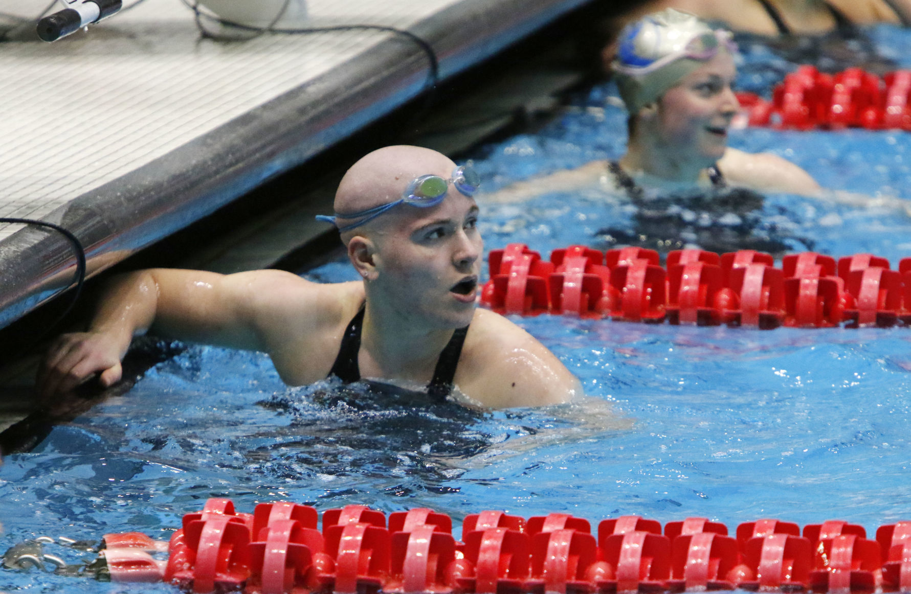 Girls state swimming finals in Indianapolis